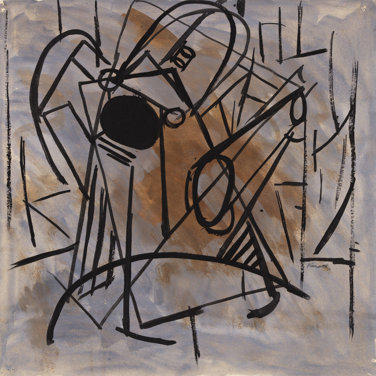 KARL KNATHS (1891-1971) Abstraction, (Pair).